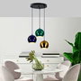 Opviq Orbıt - 30 - 15 - 16300 Lámpara de araña multicolor